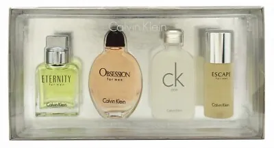 Calvin Klein Miniature Gift Set 15ml Eternity Edt + 15ml Obsession Edt + 15ml Ck • £34.60