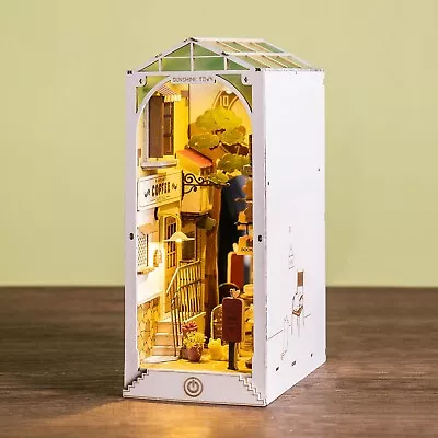 NIB! Rolife Sunshine Town 3D DIY Craft Kit-Dollhouse Miniature Book Nook Gift • $36