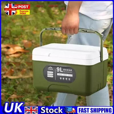 9L Camping Car Refrigerator Portable Ice Bucket For Outdoor Camping Fishing (9L) • £21.59