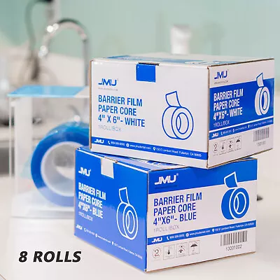 8 ROLLS Dental Medical Tattoo Barrier Film Roll Tape 1200 Perforted Sheets 4 X6  • $62.99