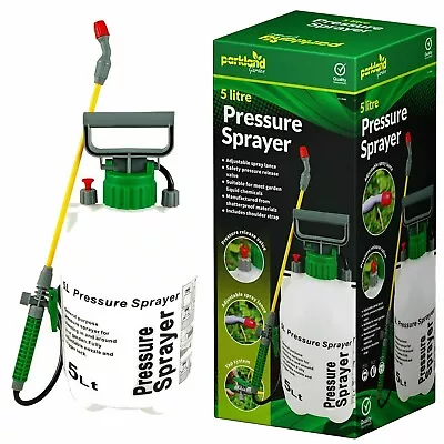 5 Litre Parkland Pressure Weed Killer Sprayer Garden Spray Bottle Chemical Water • £10.89