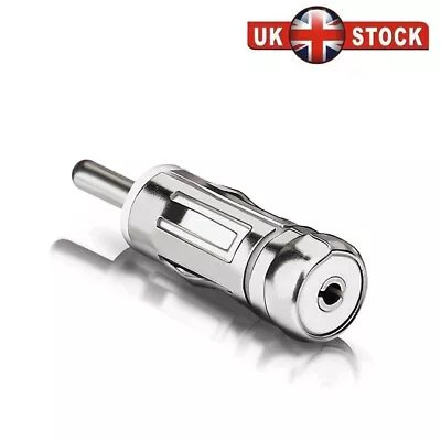 Car Antenna Adapter Car Stereo Adapter For Ford ISO Socket To DIN Plug Connector • £1.98