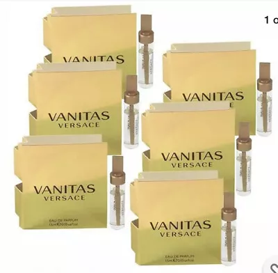 Versace Vanitas 6 X 1.5mL. EDP Splash For Women Read Listing New On Card 6 Pcs. • $14.49