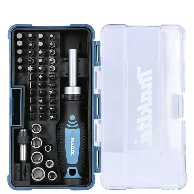 Makita B-36170 47 Piece Ratchet Screwdriver And Bit Set In Carry Case • £21.38