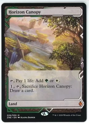 MTG - Horizon Canopy - Zendikar Rising Expeditions NM #26 - Magic The Gathering • $12.49