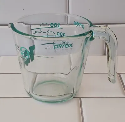 Pyrex 2 Cup 500ml 100th Anniversary Teal Blue Glass Measuring Cup USA • $9.95