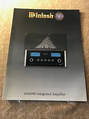 Original Mcintosh Ma6900 Integrated Amplifier Graphic Insert D866 • $10.99
