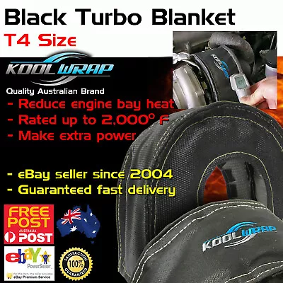 T4 Turbo Blanket Black Heat Shield Beanie Cover T66 T67 T76 GT40 GT42 GT55 • $89.50