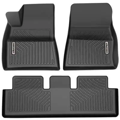 OEDRO Floor Mats Liners TPE For Tesla Model 3 2017-2023 All-Weather 3D Molded • $75.99