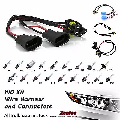 Two Xenon HID Kit Replacement Bulb Ballast 's Extension Wires & Connectors H11  • $6.57