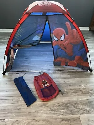 Spider-Man No Floor Pop Up Indoor Tent (48” X 36” X 36”) • $20