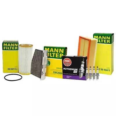 Mann Filters & NGK Spark Plugs Ignition Tune-Up Kit For VW Jetta GLI 2.0 L4 2013 • $107.95