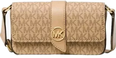 NWT MICHAEL Michael Kors Greenwich Camel Sling Crossbody Bag • $145
