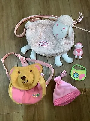 Zapf Creation Chou Chou B/pack Annabell Bag Music Sheep Etc X 6 Items X Con • £9.99