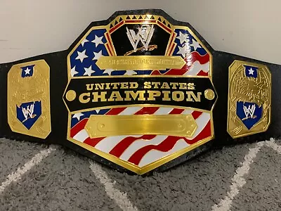 WWE United States Championship Replica Title Belt 2014 Adult Size 2MM Brass NEW • $207