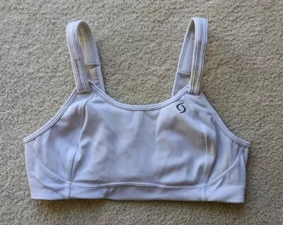 Moving Comfort White Sports Bra By Brooks Size 36C • $19