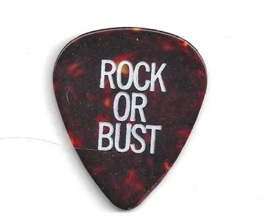 AC/DC Stevie Young ACDC 2016 Rock Or Bust Tour Guitar Pick White/Tortoise RARE • $149.99