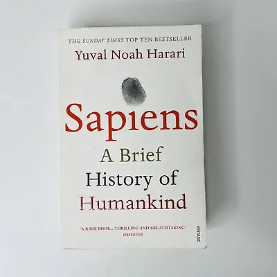 $24 • Buy Sapiens: A Brief History Of Humankind By Yuval Noah Harari (Paperback, 2015)