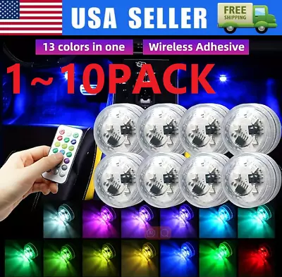 Colorful LED Lights Car Interior Accessories Atmosphere Lamp W/ Remote Control • $6.99