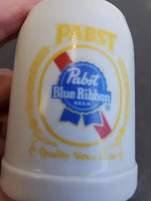 Vintage Ceramarte Pabst Blue Ribbon Mini Ceramic Stoneware Beer Mug Shot Glass • $9.99