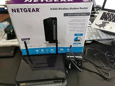 Netgear DGN2200 N300 Wireless Modem Router • $39