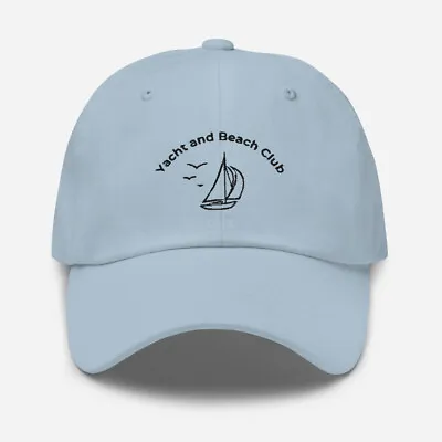 Embroidered Yacht And Beach Club Classic Hat • $24.95