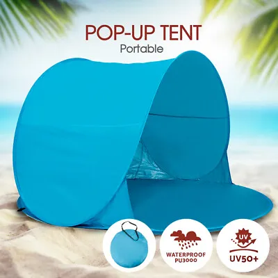 $19.99 • Buy Hiking Sun Shade Pop Up Camping Tent Beach Portable Shelter Fishing