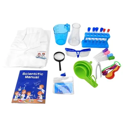 Kids Science Kit Kids Science Experiment Kit With Lab Coat DIY Chemistry8756 • $47.99