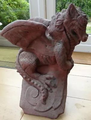 £89 • Buy Vintage St Georges Dragon Roof Finial 90° Angle Decorative Stone Ridge Tile