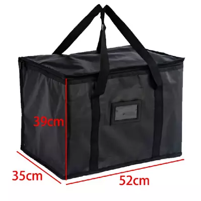 Large Food Delivery Insulated Bags Pizza Takeaway Thermal Warm Cold Bag Ruck 70L • £9.48