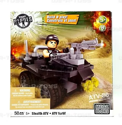 2011 Mega Bloks True Heroes ATV - 86 Stealth ATV 50 Pieces Build & Play Set NRFB • $14.98