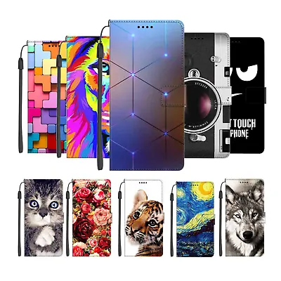 PU Synthetic Leather Protective Case For LG V30 - 35 Designs Cover • $21.99