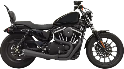 Bassani Black 2-1 Road Rage Megaphone Exhaust For 86-03 Harley Sportster XLH • $879.95