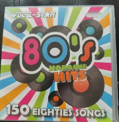 Vocal-Star  80’s Karaoke Hits 8 Discs 150 Songs Pre-owned  • £12.99