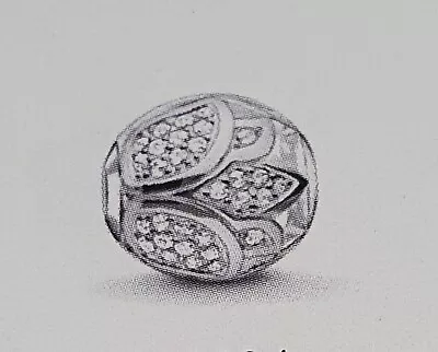 NEW Thomas Sabo Karma Bead K0204 LOTUS Bead Sterling Silver Cubic Zirconia • $139