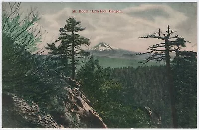 Mt. Hood 11225 Feet Oregon Printed Postcard Divided Back Unposted Germany • $2.95