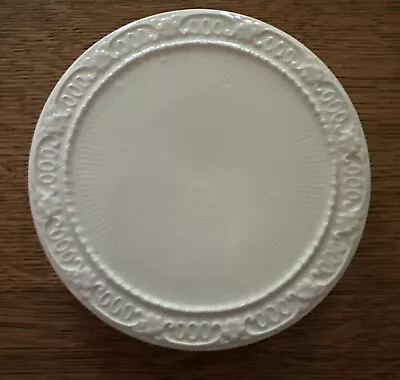 Antique Moriyama Coronation Ware Japan Embossed Ivory Porcelain Hot Plate • $14