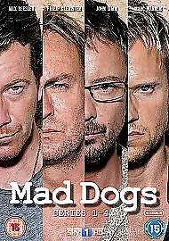 Mad Dogs: Series 1-4 DVD (2014) Max Beesley Cert 15 4 Discs Fast And FREE P & P • £10.97