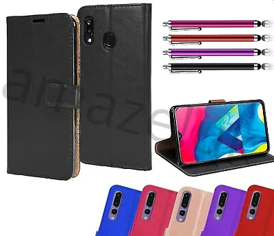 Case For Huawei Y6 2019 Flip Leather Ultra Slim Gel Bumper Wallet Y6 Phone Cover • £4.61