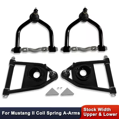 For Mustang II Front Suspension Tubular Upper&Lower Control A Arms Stock Width • $247.68