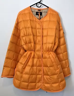 MACKAGE Jacket Orange Sunset Etoile C2 Lightweight Down Puffer Medium New NWT • $300