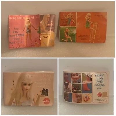 Vintage 1970's Mod Era Barbie Doll Booklets Lot Of 4 Mattel • $15.30