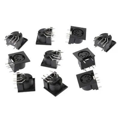 $5.13 • Buy 10 Pcs/Set PCB Panel Mount Female Connector DIN5 DIN 5-Pin Jack DS-5-01 MIDI