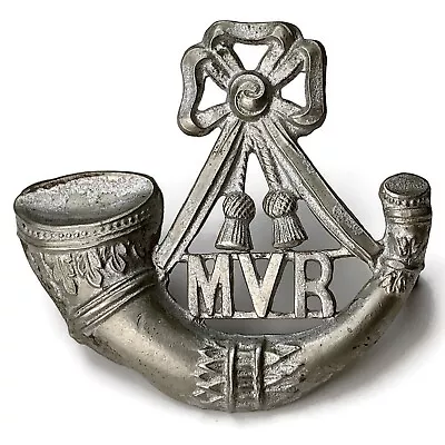 UNKNOWN Indian Regiment - Madras Volunteer Rifles? MVR British India Cap Badge • $15.14