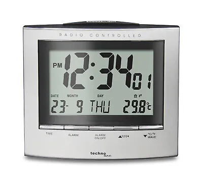 Technoline Radio Alarm Clock WT 280 With Internal Temperature Display • £17.40