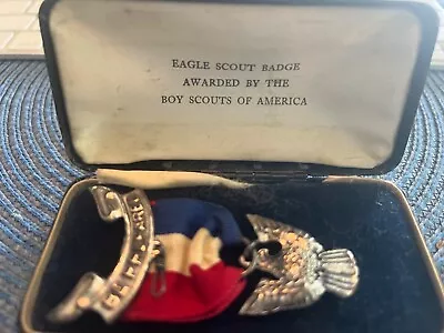 Boy Scouts Of America-vintage Eagle Scout Badge In Original Case • $69.99