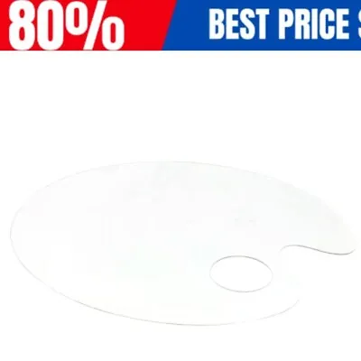 Clear Acrylic Paint Palette Oval Shaped Artist Painting Palette Art Paint Tray • £7.33