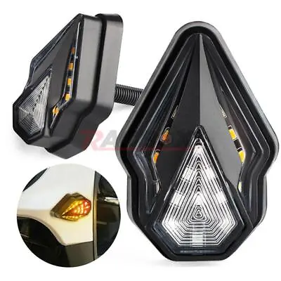 2x Motorcycle LED Flush Mount Turn Signals Indicators Blinker Light For Suzuki • $10.98