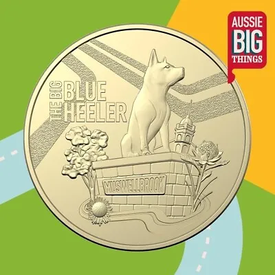 2023 Australian $1 One Dollar Coin | Unc | Aussie Big Things | Big Blue Heeler • $9.95