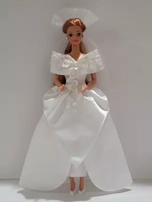 Vintage 1990 WEDDING DAY MIDGE Barbie Redressed In 1991 Wedding Gown #2718 • $35.98